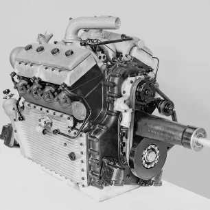 Geschichte Saurer | CH2DRM-Dieselmotor | Werkbild Ad. Saurer AG Arbon/TG, Nr. 13109